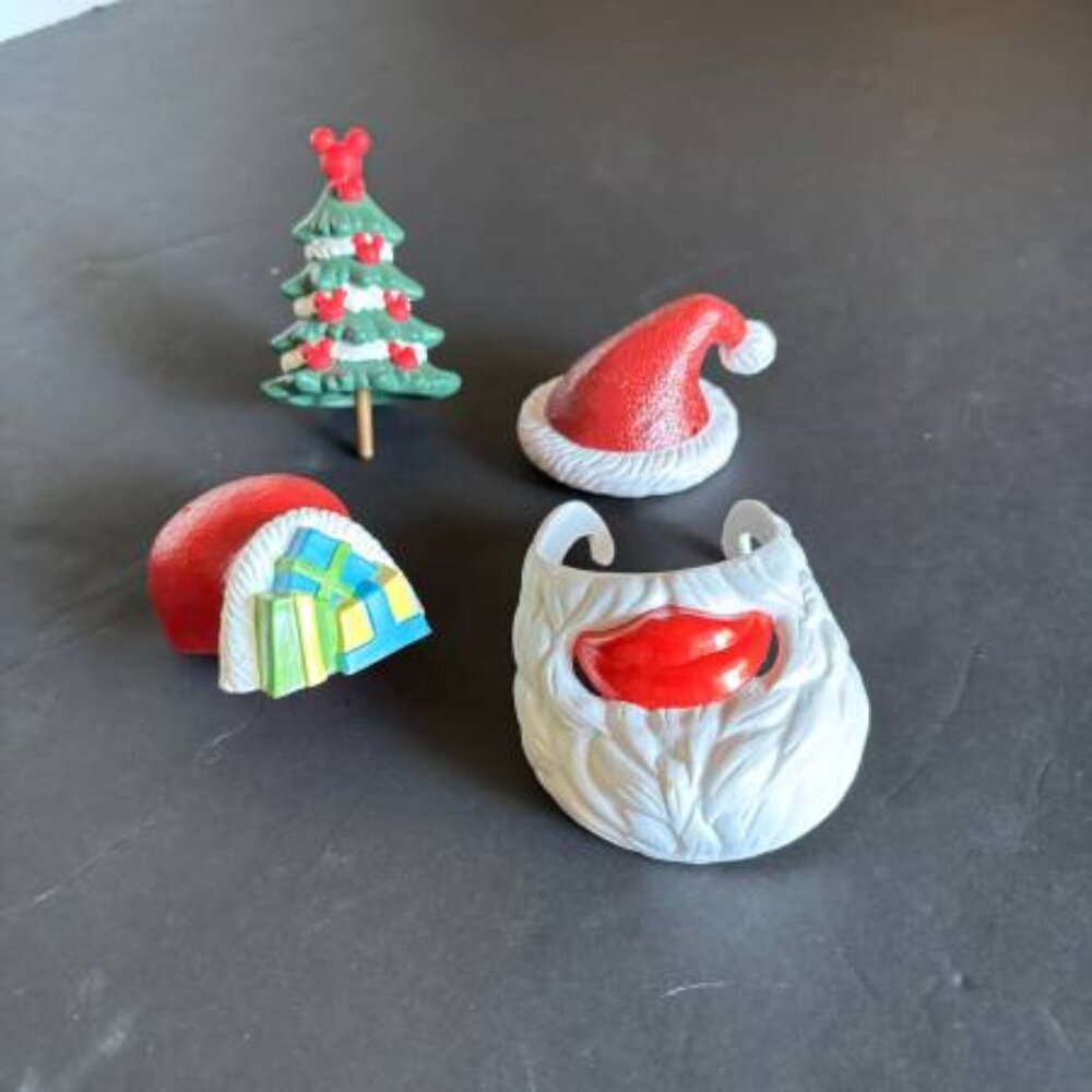 Set of 4 Mr. Potato Head 2003 Disney Christmas Tree and More
